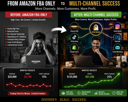 Amazon to TikTok Shop & Shopify Blueprint: 100+ Multi-Channel Growth Strategies